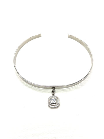 The Silver & Diamond Choker