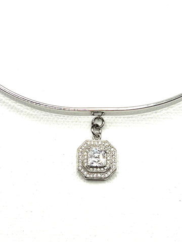 The Silver & Diamond Choker