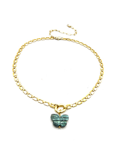 The Labradorite Butterfly Stone Choker