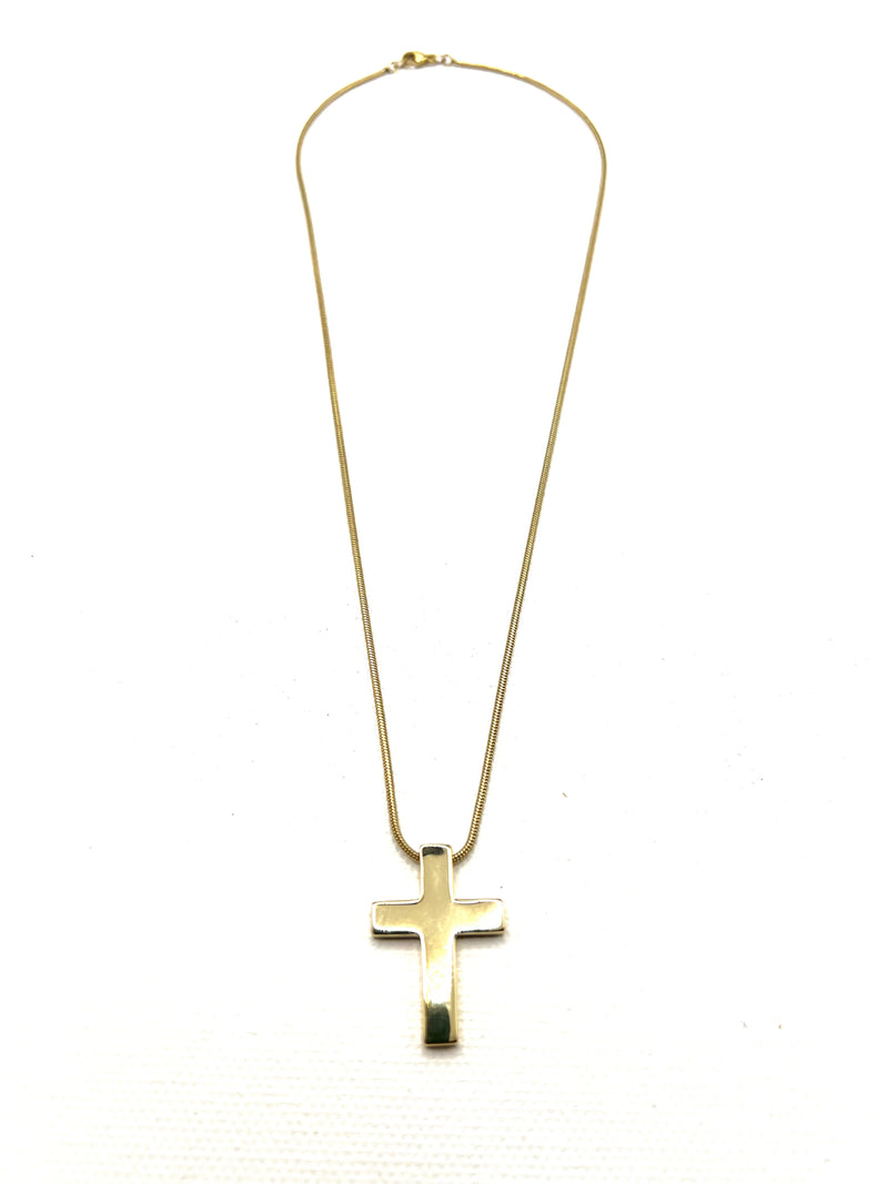 The Classic Gold Cross Necklace