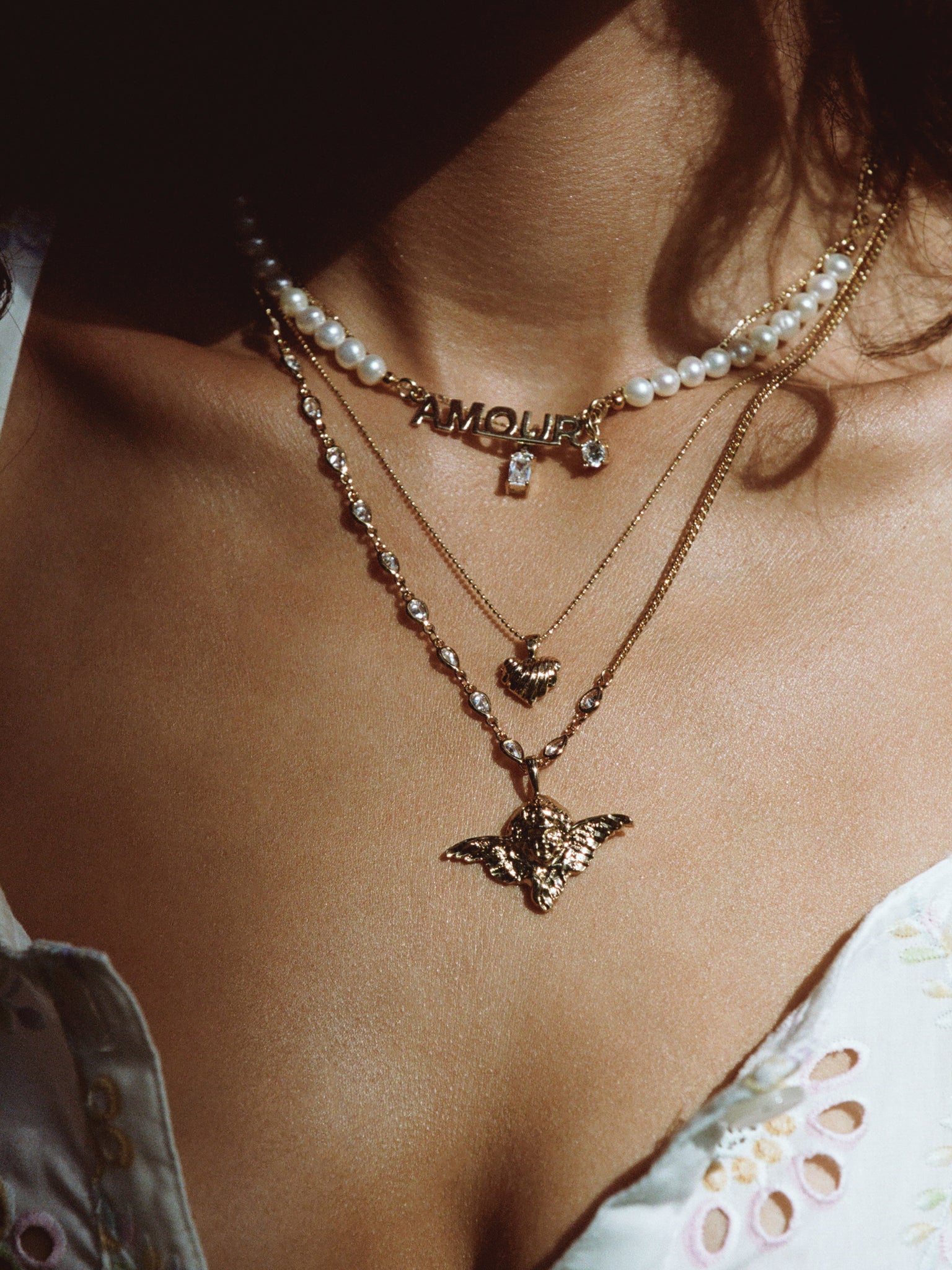 The Cherub Layered Necklace