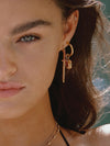 The Isla Dagger Earrings - Pink