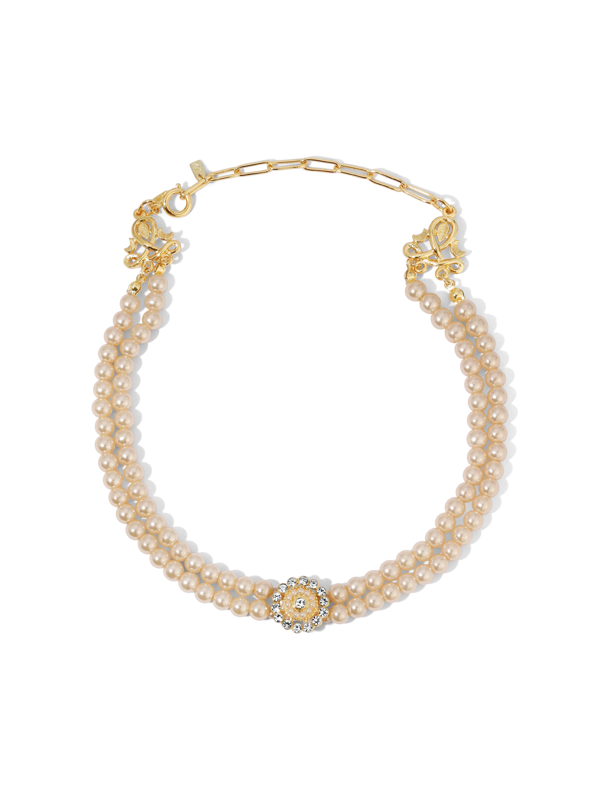 Vanessa Mooney The Lola Choker Necklaces Gold Choker