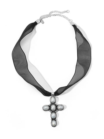 The Sophia Cross Choker