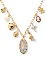 Vanessa Mooney - The Vivienne Charm Necklace - Necklaces - Gol...