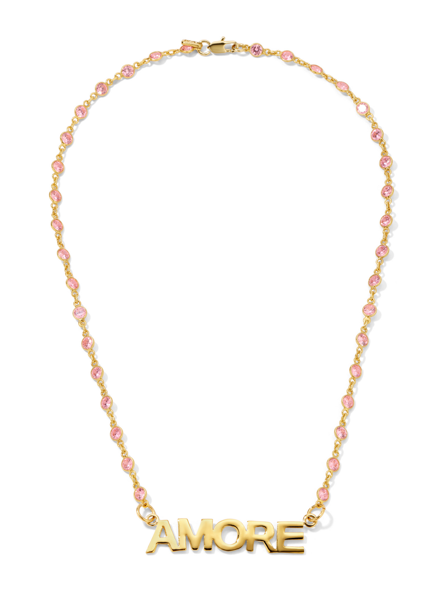 The Amore Necklace -  Pink