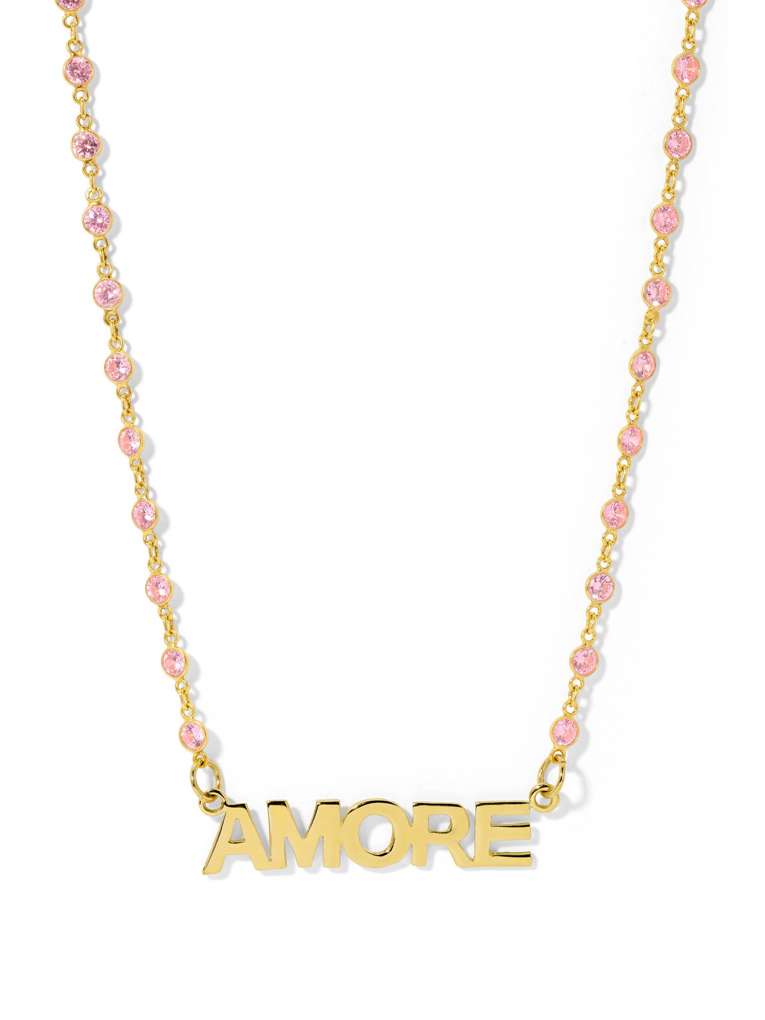 The Amore Necklace -  Pink