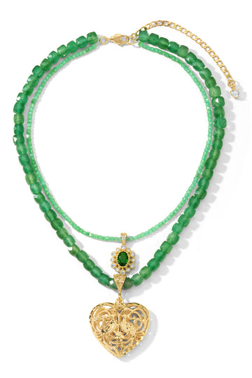 The Emerald Stone Necklace