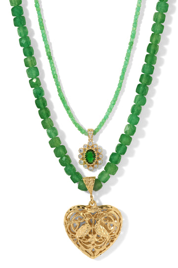 The Emerald Stone Necklace