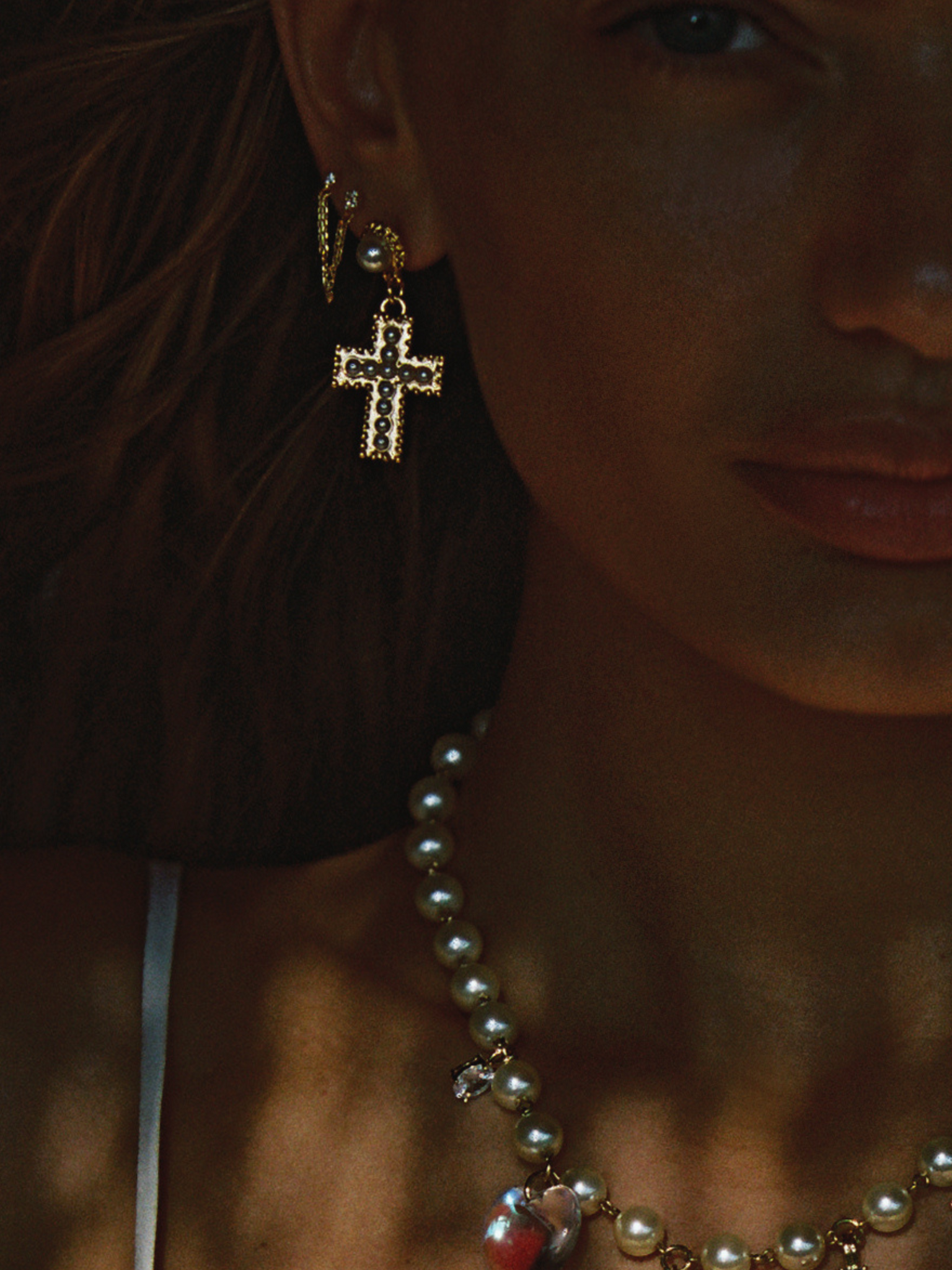 The Nadia Cross Earrings