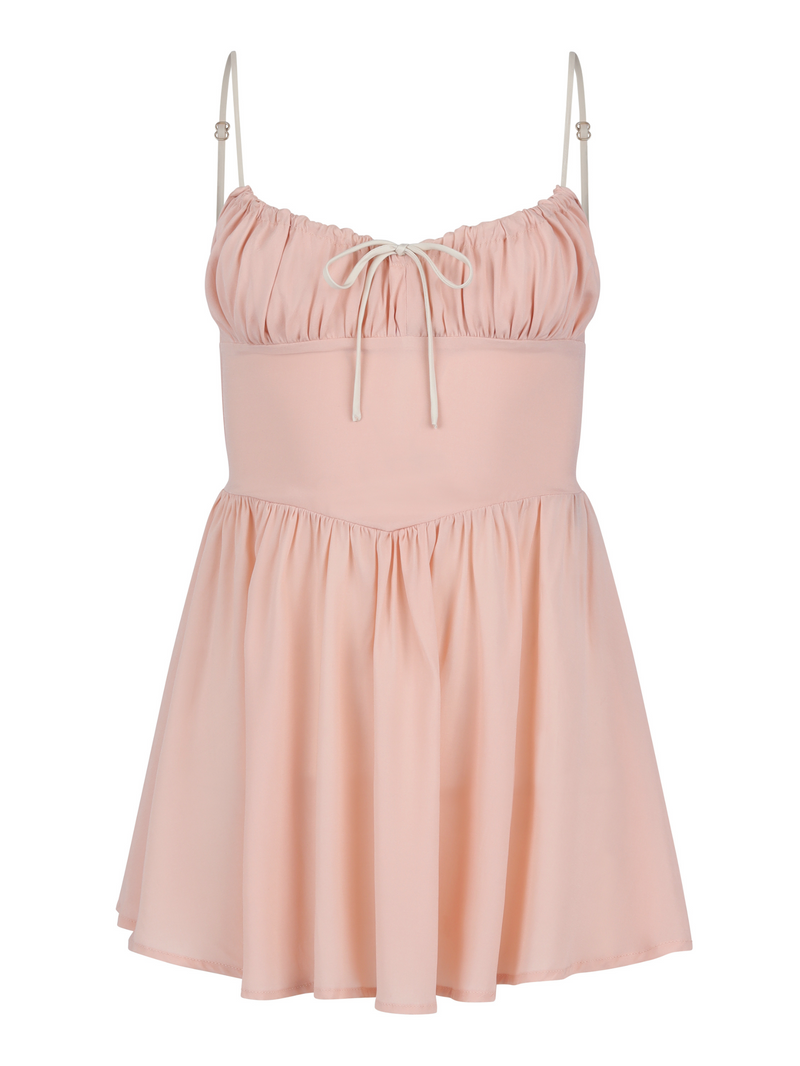 The Ballerina Dress - Pink Silk