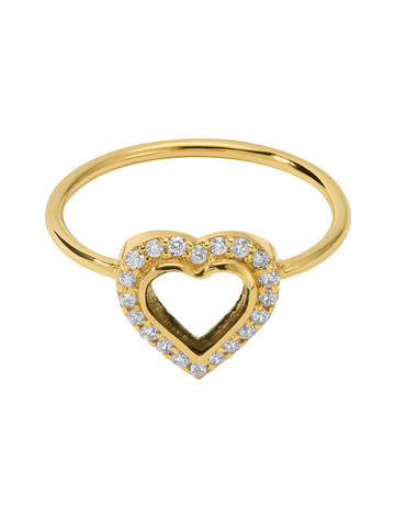 The Diamond Heart Ring