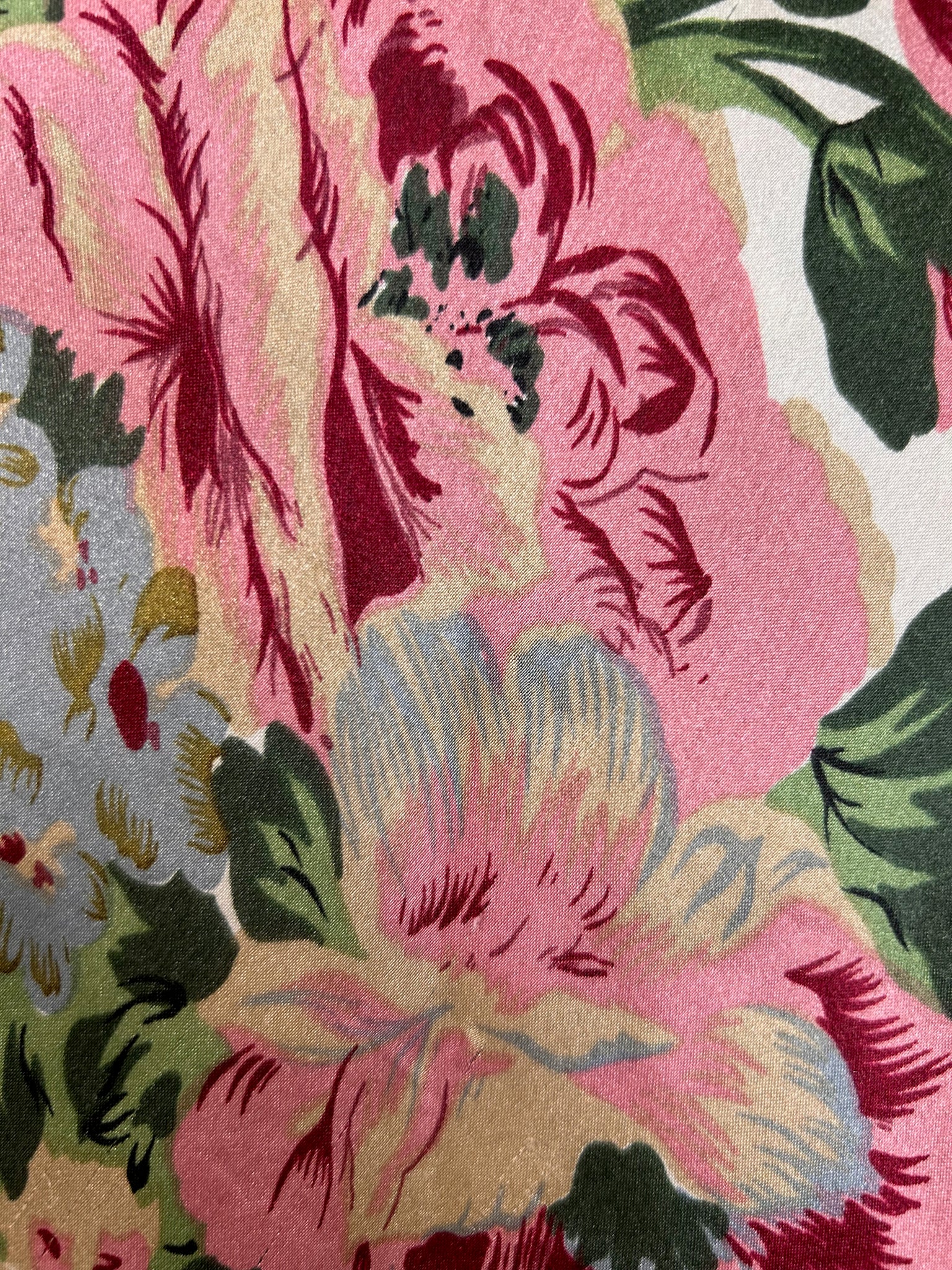 Vintage: Victoria’s Secret Silky Rose Print & Lace Cami