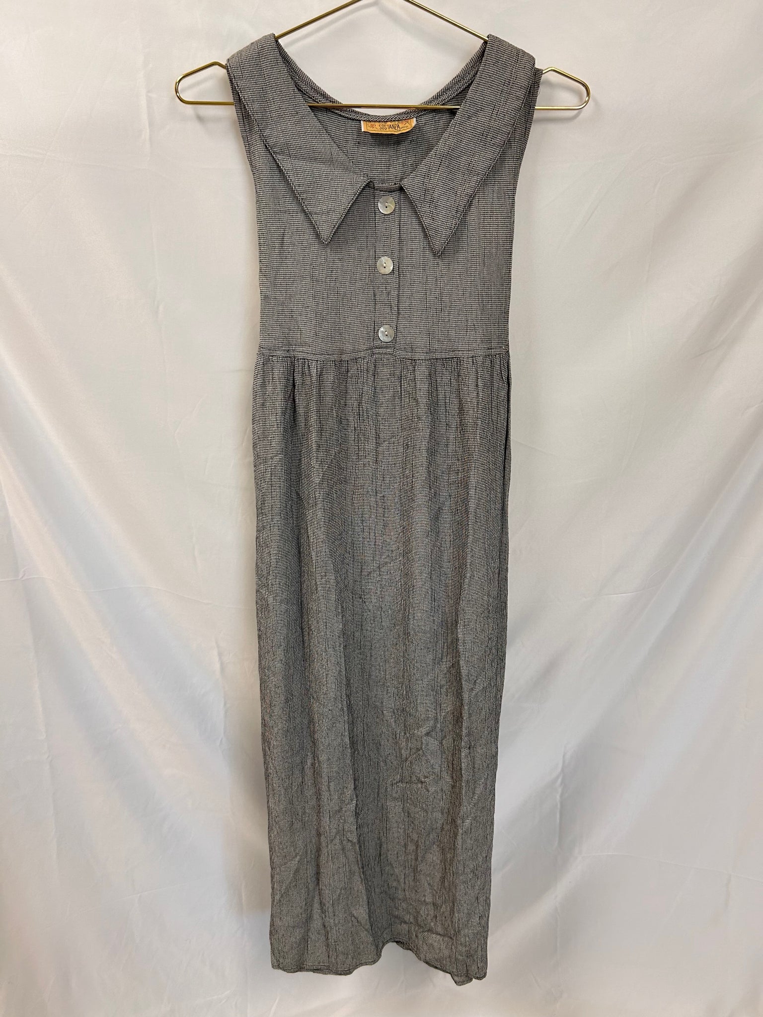 VINTAGE:Sostanza Button Midi Dress
