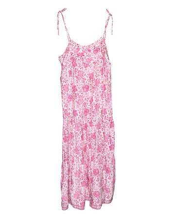 Archive Pink Flower Silk Dress