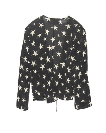 Archive Star Wrap Top