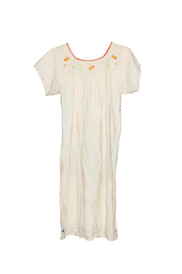 Vintage Oaxacan Embroidered Dress