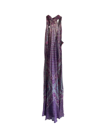 Vintage Adini Halter Maxi Dress