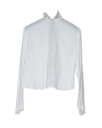 Vintage Cotton and Lace Top