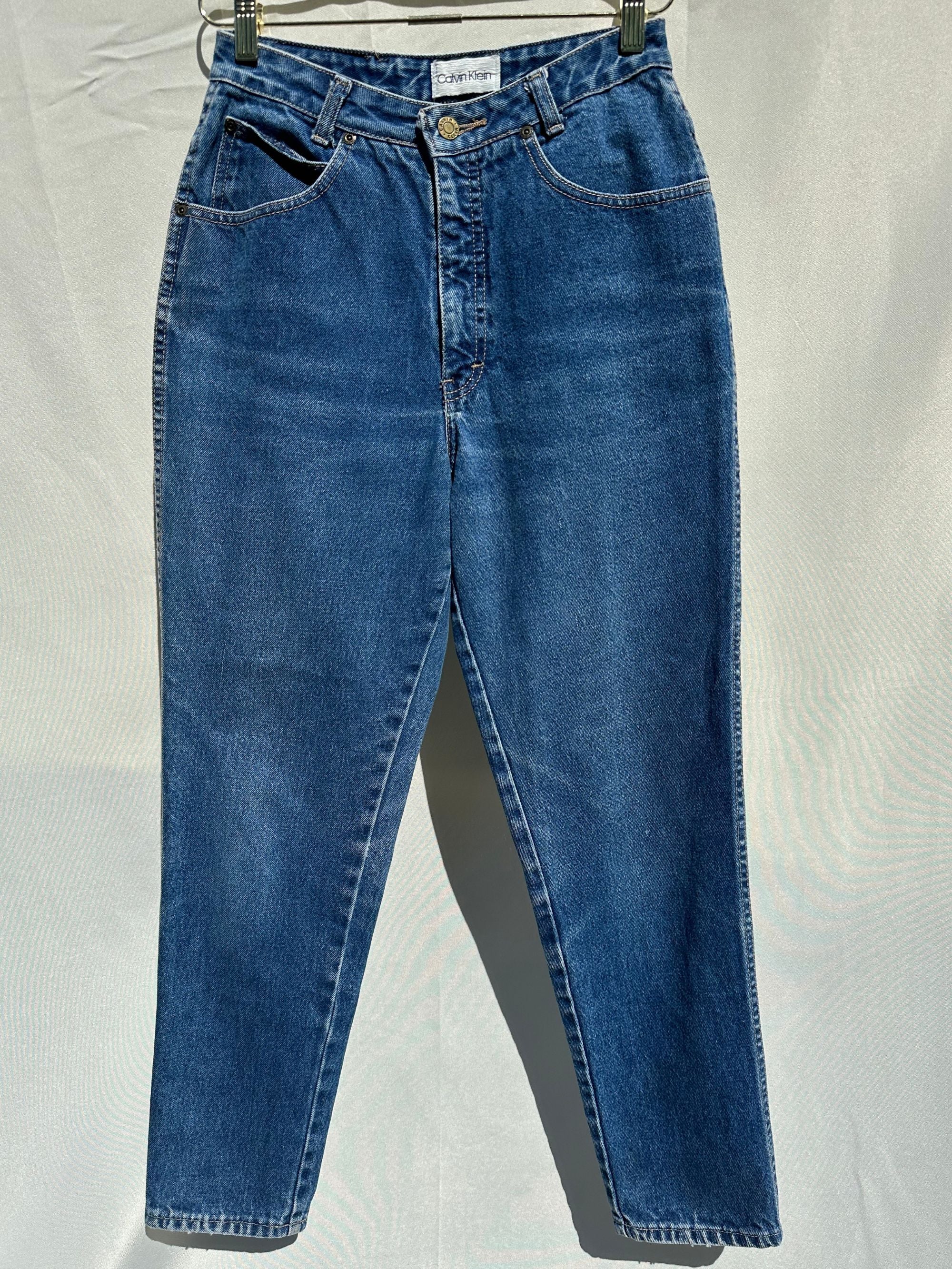 Vintage calvin klein mom jeans sales