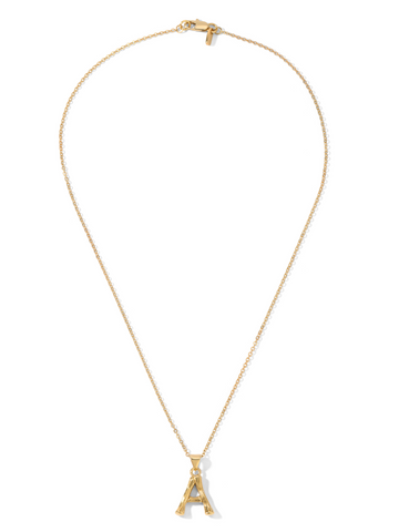 Bamboo Initial Necklace