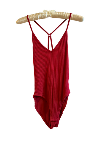 Cherry Red Topshop Leotard