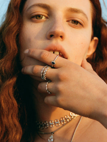 The Delfina Ring - Blue