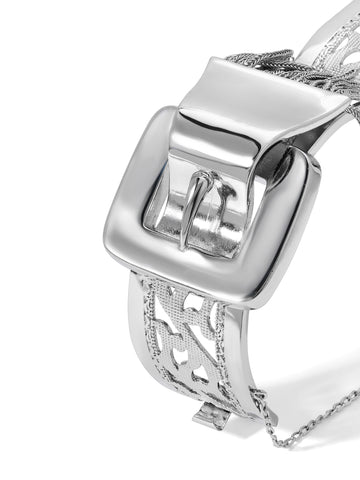 The Sofia Cuff Bracelet - Silver