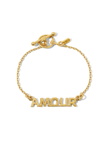 The Amour Nameplate Bracelet