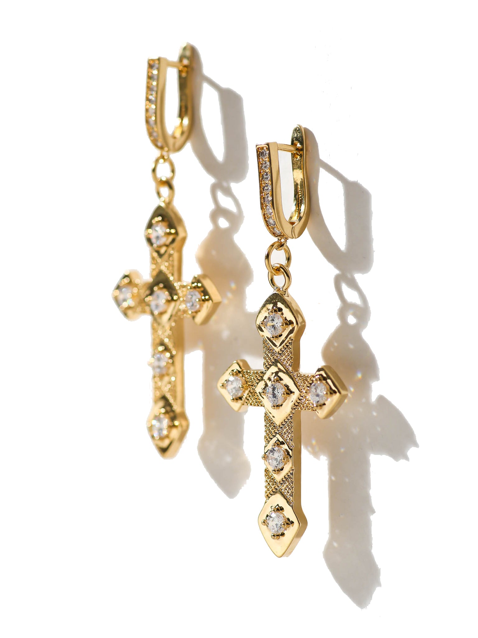 The Angel Cross Earrings