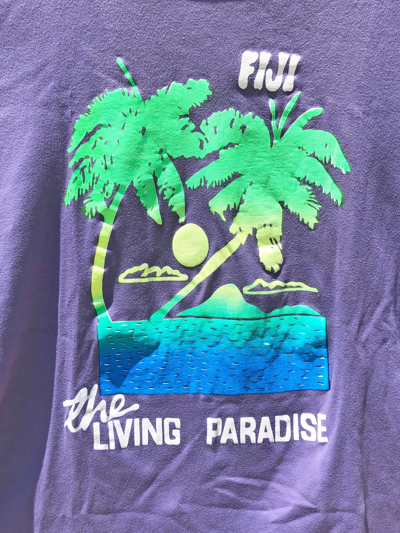 VINTAGE: Purple Graphic T-Shirt