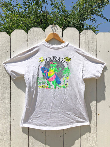 VINTAGE: Hawaii Neon Gecko T-Shirt