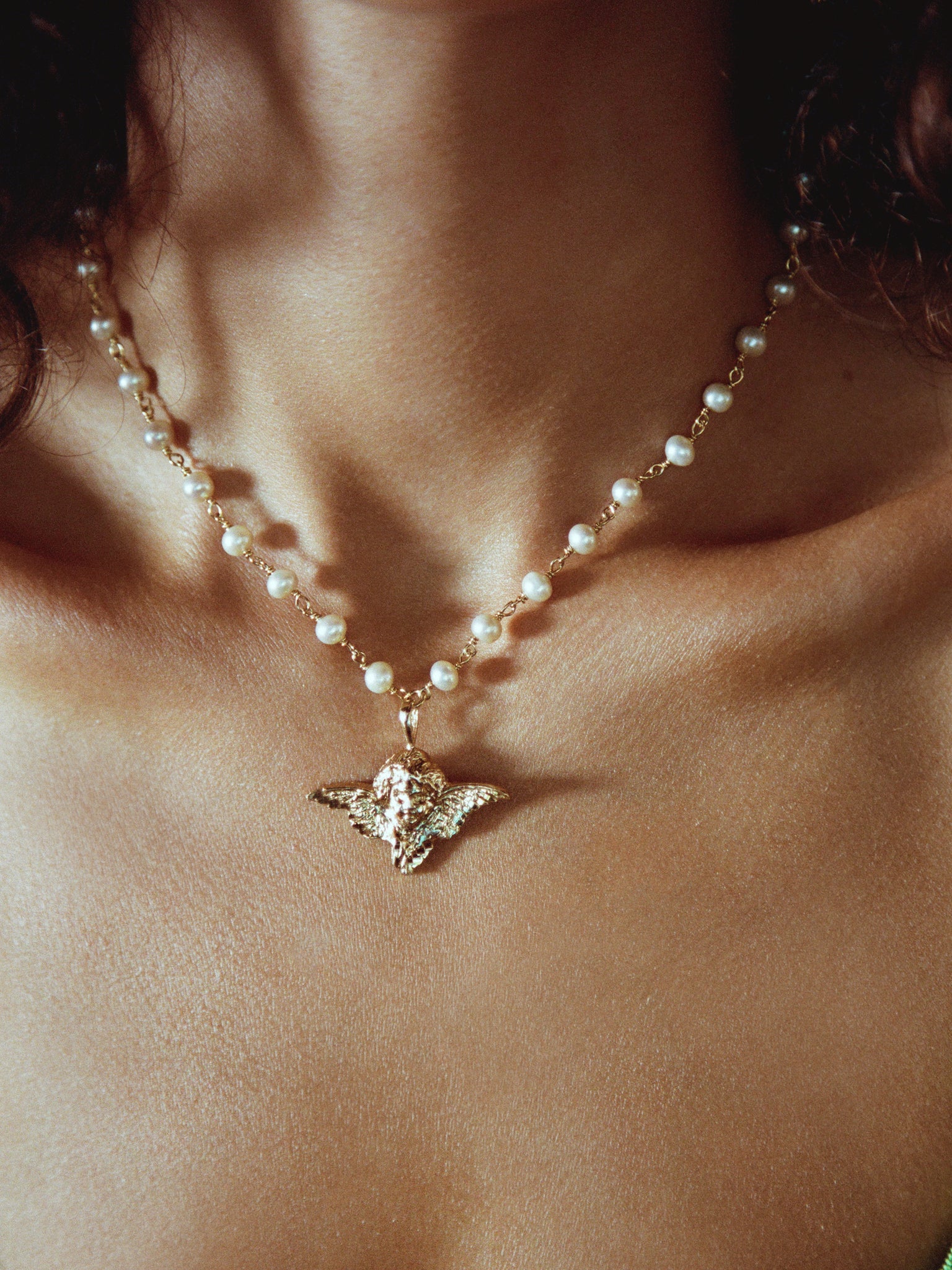 The Cherub Pearl Necklace
