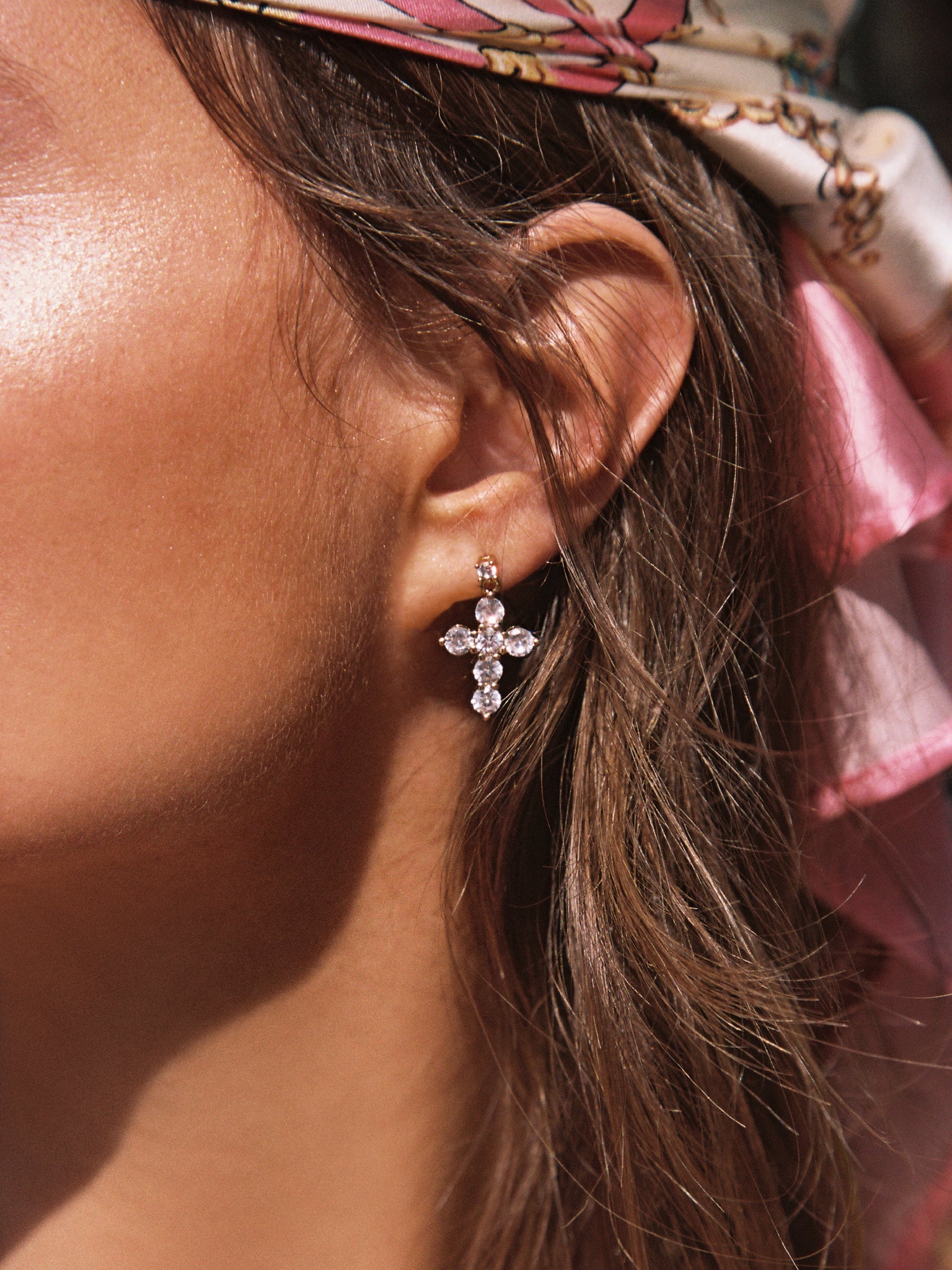The Nica Cross Earrings