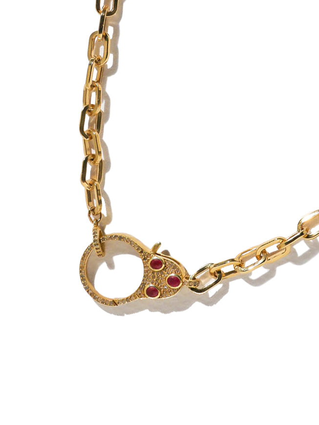 The Ruby Clasp Necklace