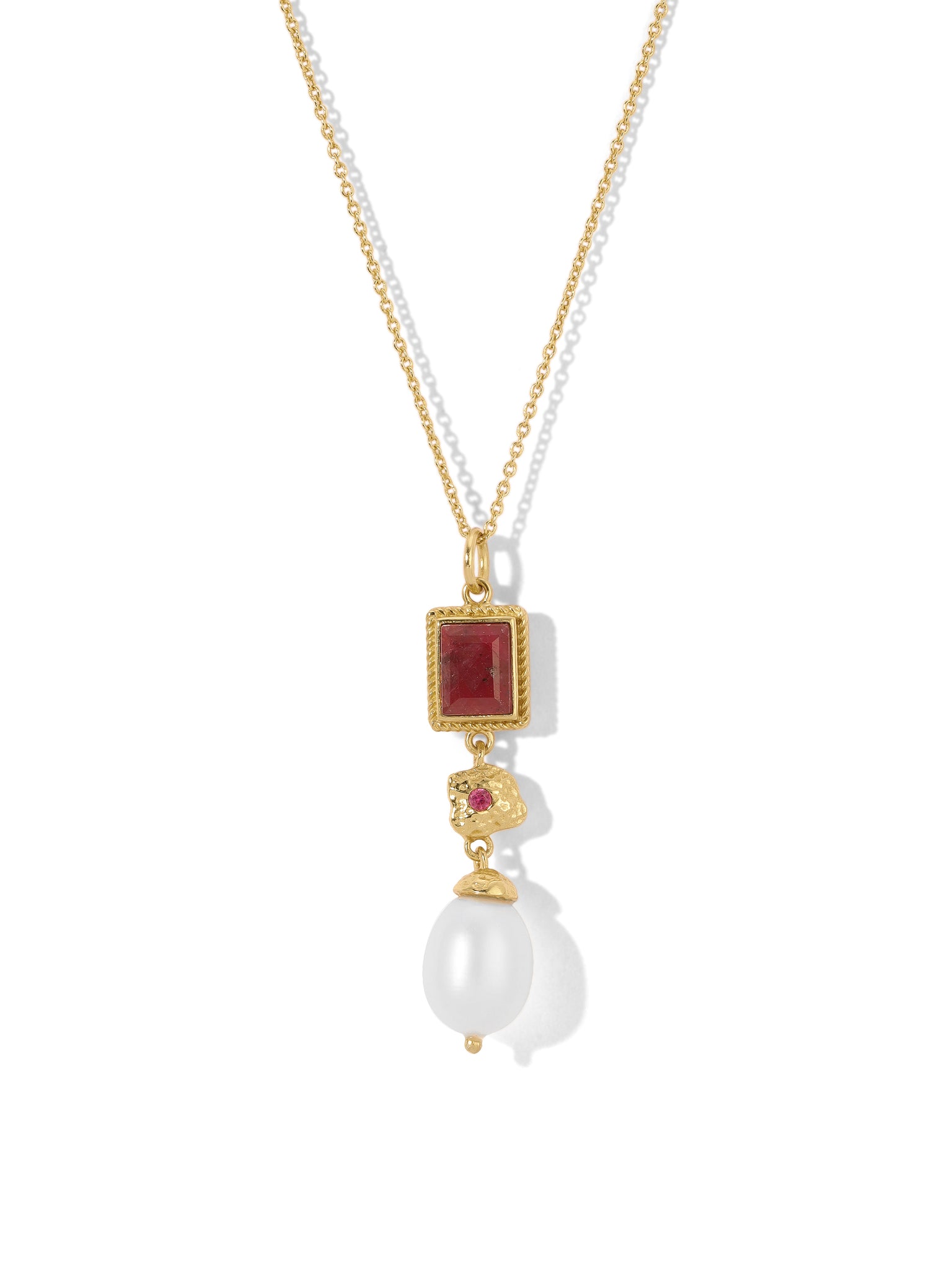 Vanessa Mooney - The Ensley Ruby Necklace - Necklaces - Ruby /