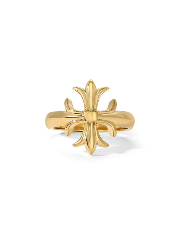 The Fleur Cross Ring