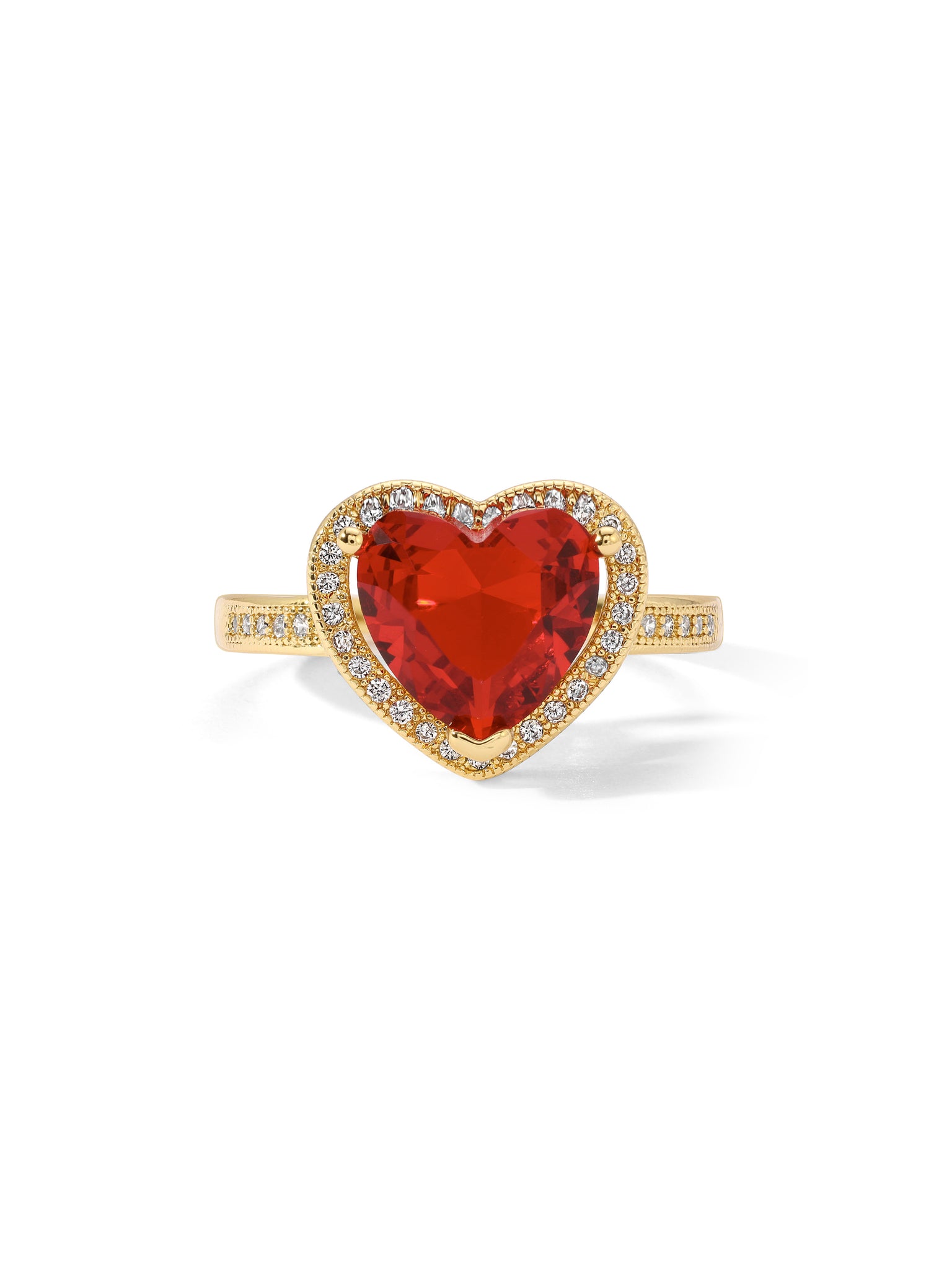 One Heart Diamond Ring