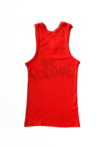 VINTAGE: Tank Top - Jamaican Red