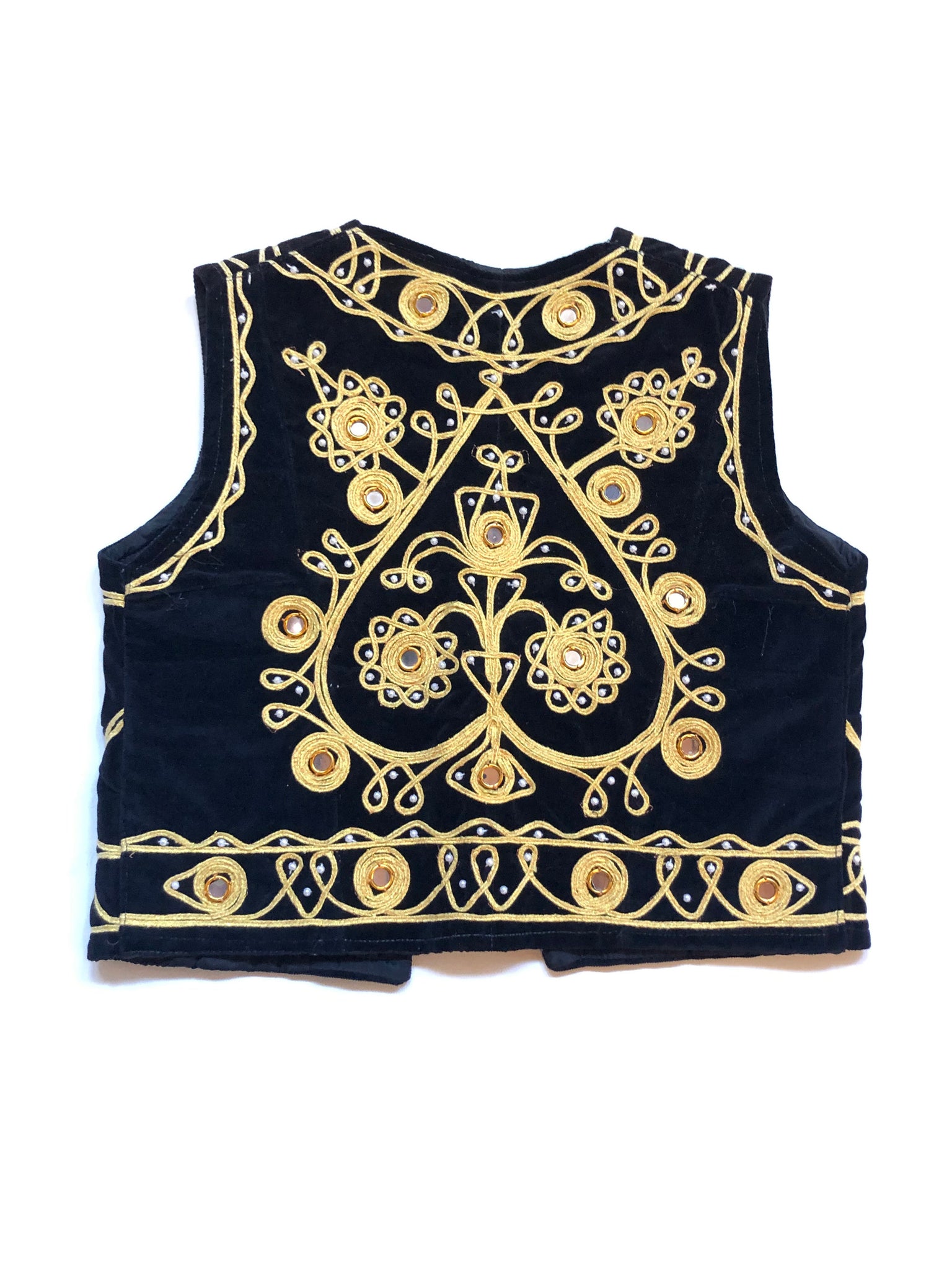 VINTAGE: Velvet Embroidered Vest