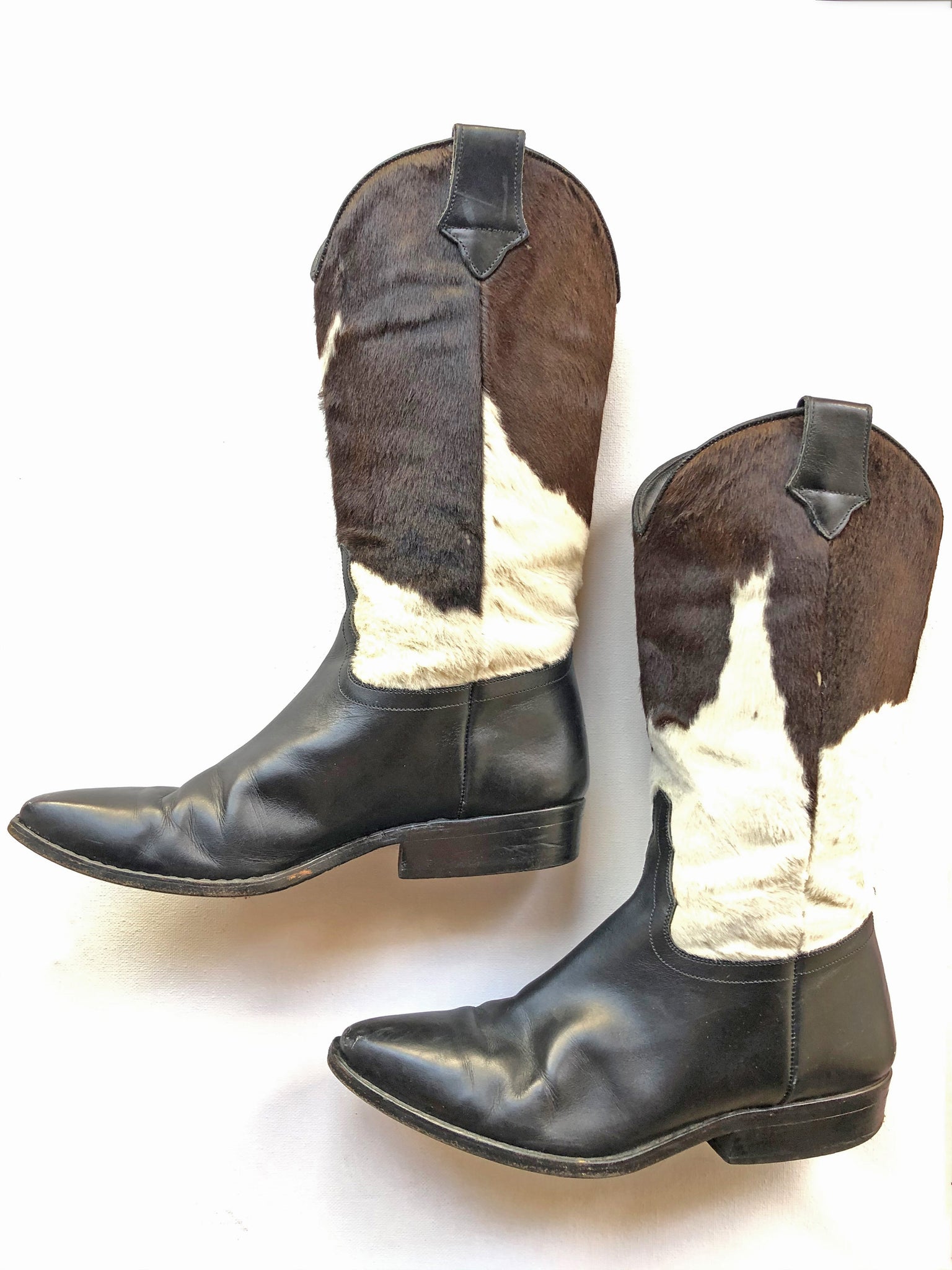 VINTAGE: Western Boots - Cowhide