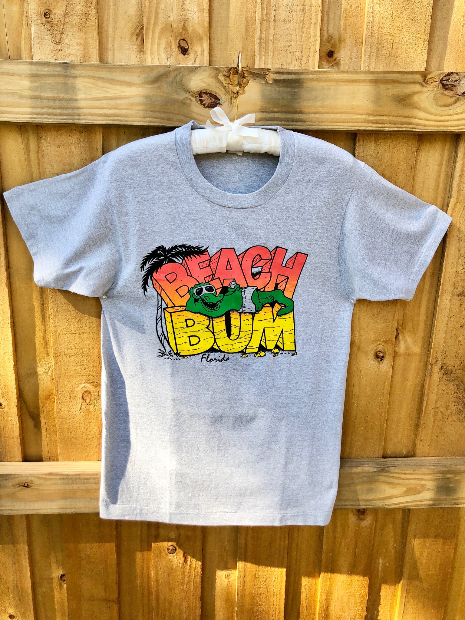VINTAGE: Heather Gray Beach Bum T-Shirt