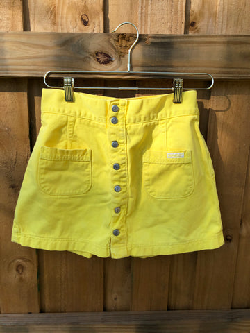 VINTAGE: Yellow Bono Skort