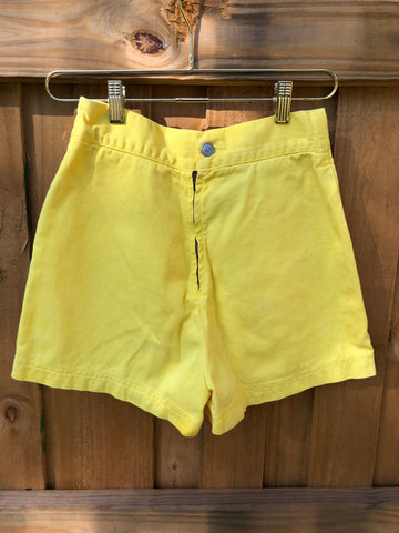 VINTAGE: Yellow Bono Skort