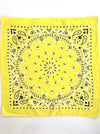 VINTAGE: Cotton Bandana - Lemon Yellow