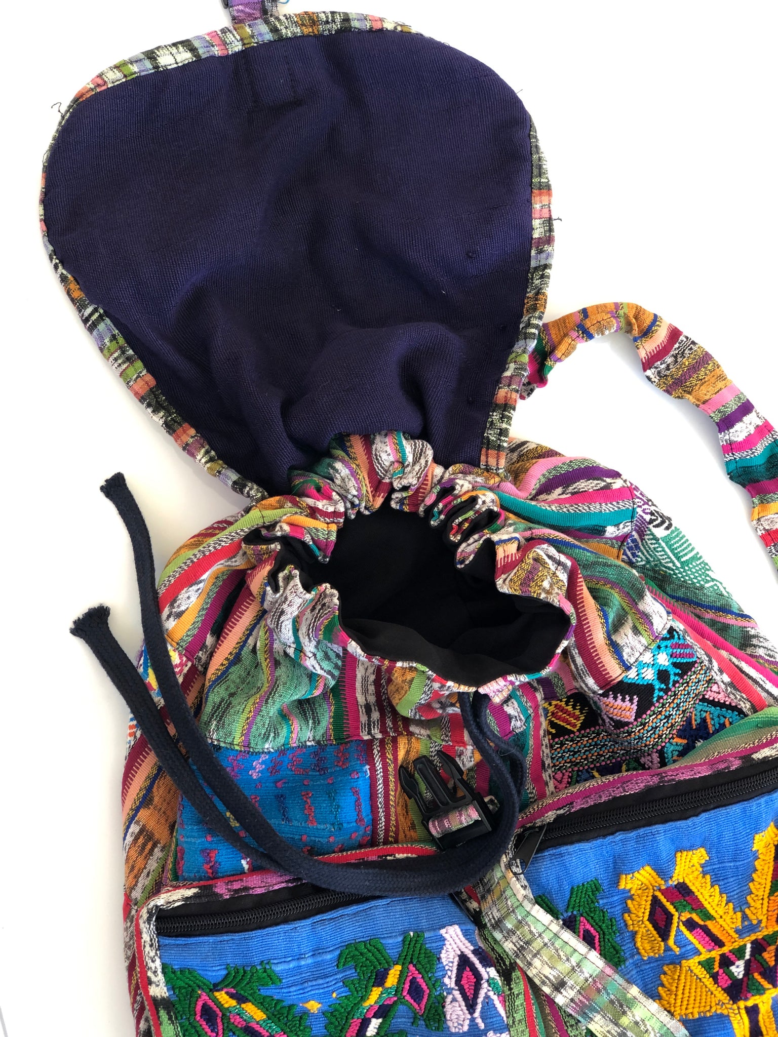 VINTAGE: Woven Guatemalan Backpack