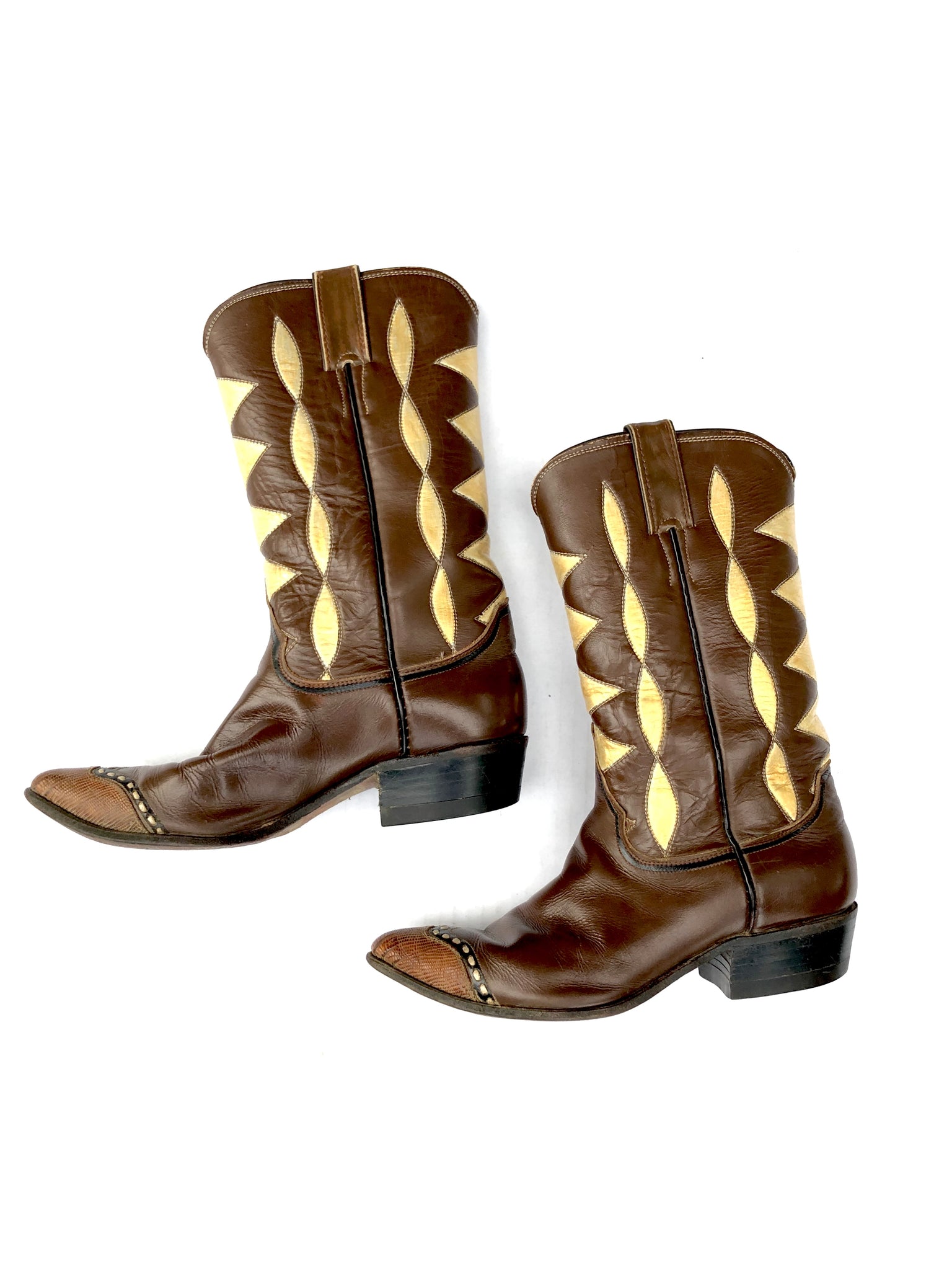 VINTAGE: 1960s Justin Cowboy Boots